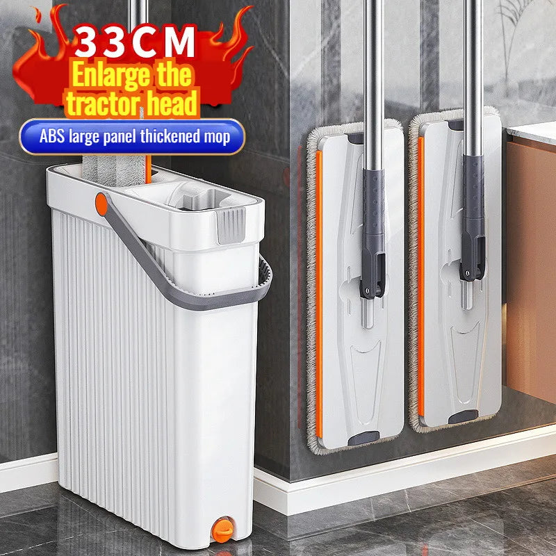 Household Ultra Thin Self-Wringing Magic Mop - Image 3