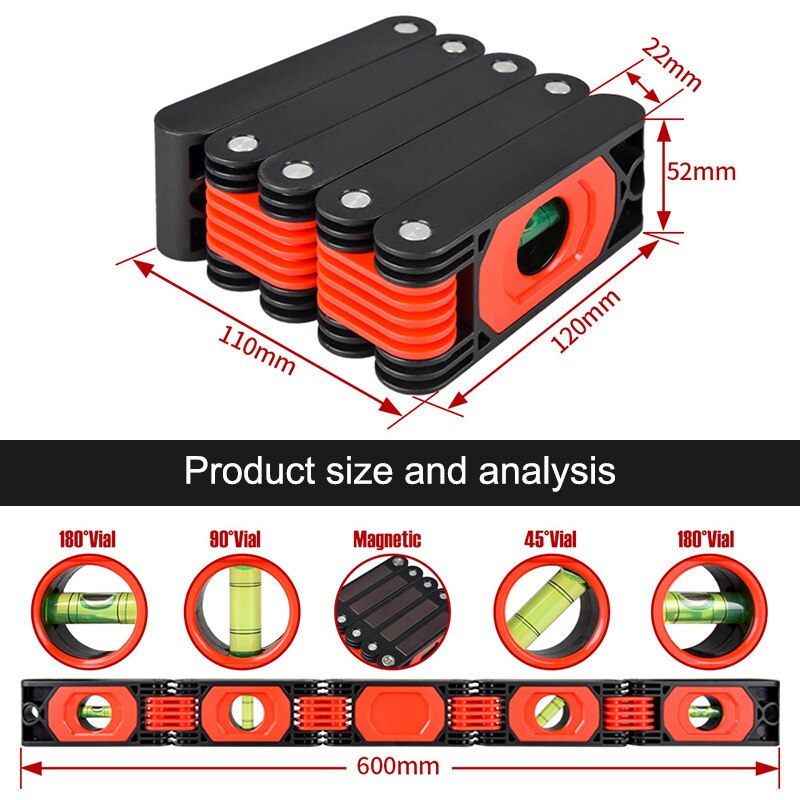 Multi-Angle Precise Leveling Foldable Measurement Tool