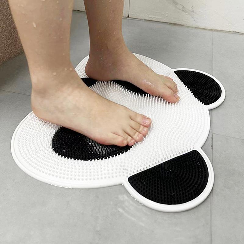 Panda Pattern Non-Slip Massage Bathroom Mat - Image 0