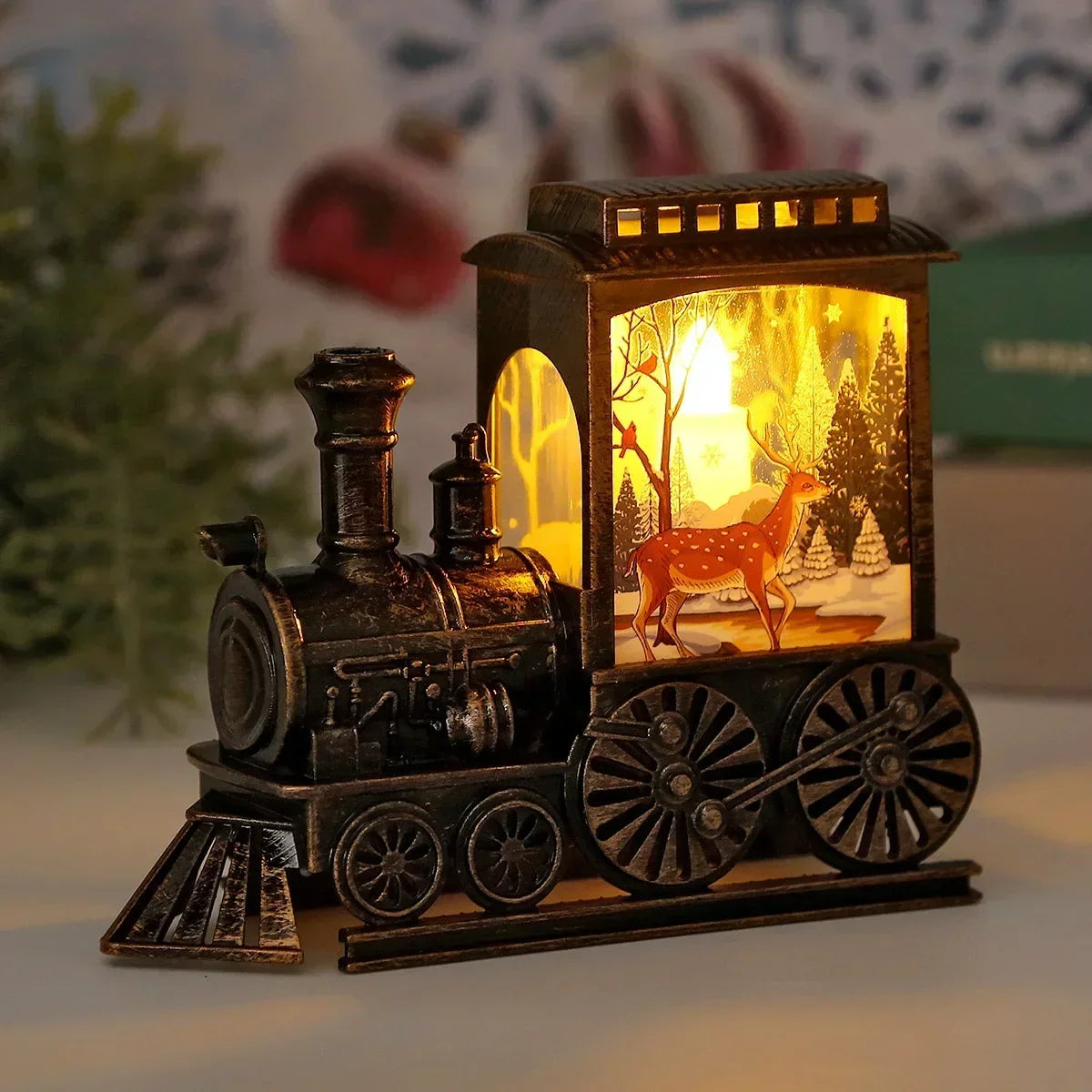 Winter Express Train LED Night Lamp - Image 4