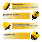 5PCS Electric Drill Attachment Ultimate Cleaning Brush Kit