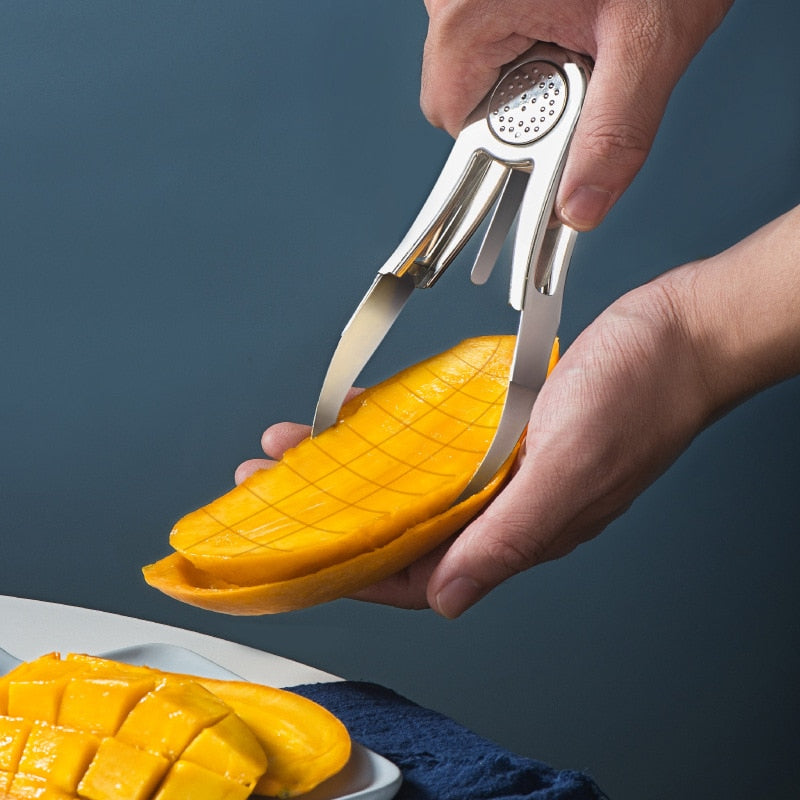 Stainless Steel Mango Slicer Tool - Image 0