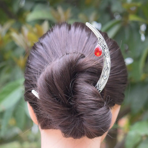 Medieval Crescent Moon Hair Stick - Image 0