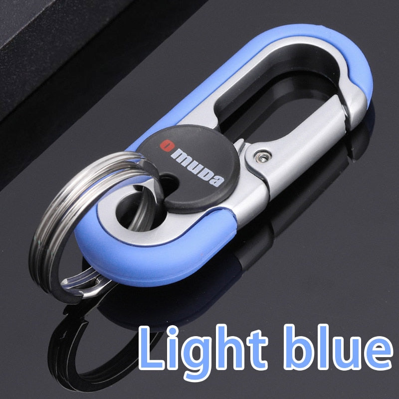 Steel Secure Double Ring Hook Keychain - Image 9