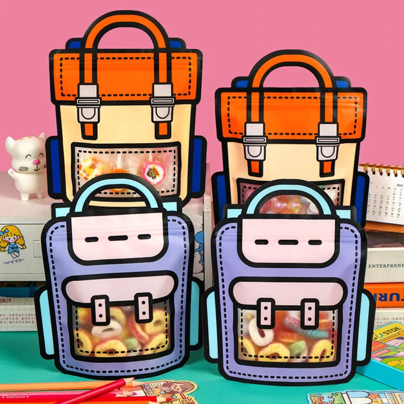 50pcs Creative 2D Cartoon Schoolbag - Image 8