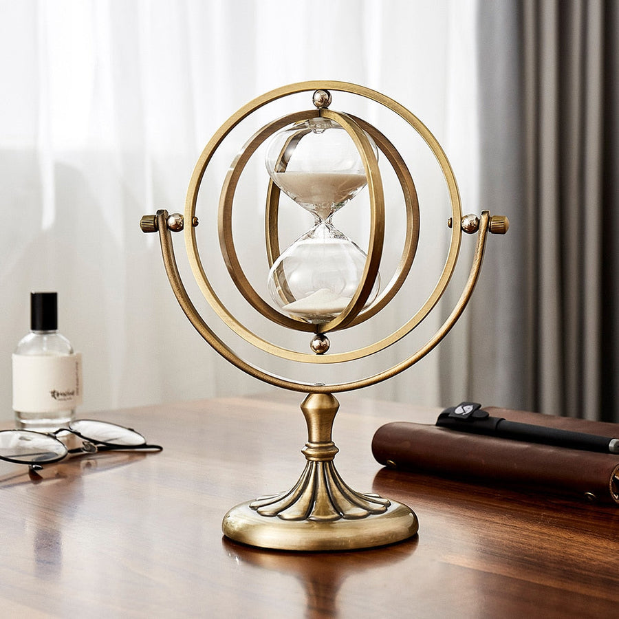 Time Charmer Metal Hourglass Decor - Image 10