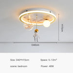 Dreamy Astronaut Lunar Light Led Ceiling Lamps