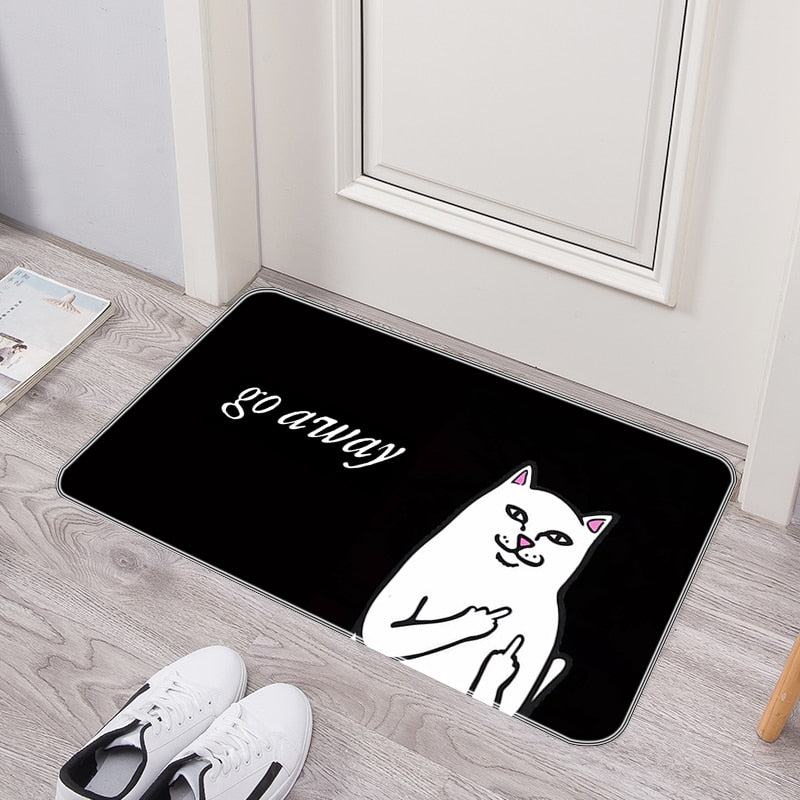 Please Go Away Washable Funny Non-Slip Doormat - Image 0