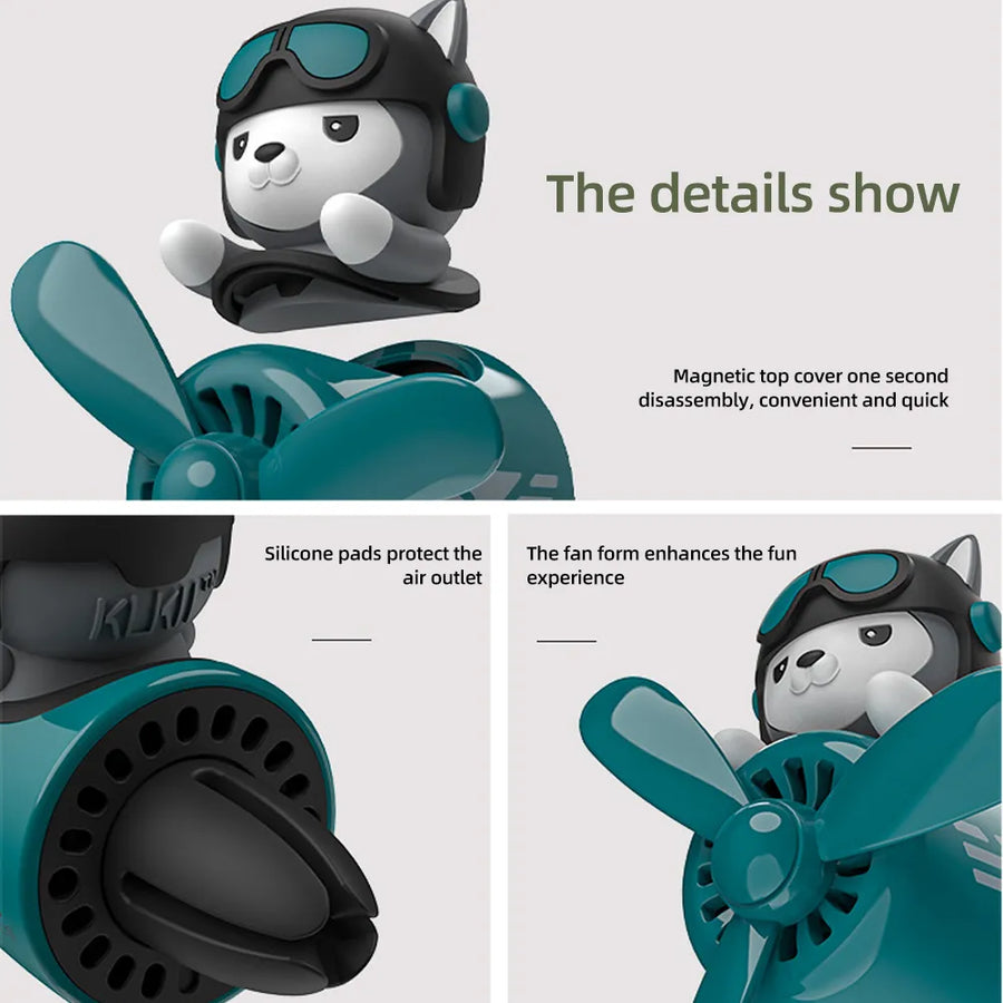 Pilot Animals Car Magnetic Air Freshener - Image 5