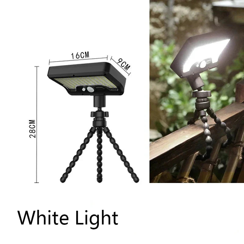 Flexible Tripod Solar Powered Motion Sensor Outdoor Light - Image 8
