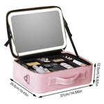 Travel Cosmetic Case LED Mirror Makeup Bag