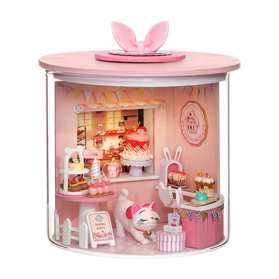 Mini Mansion Wooden Furnished Doll House - Image 7