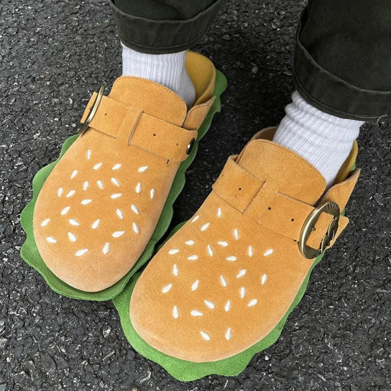 Hamburger Style Casual Beach Slippers - Image 3