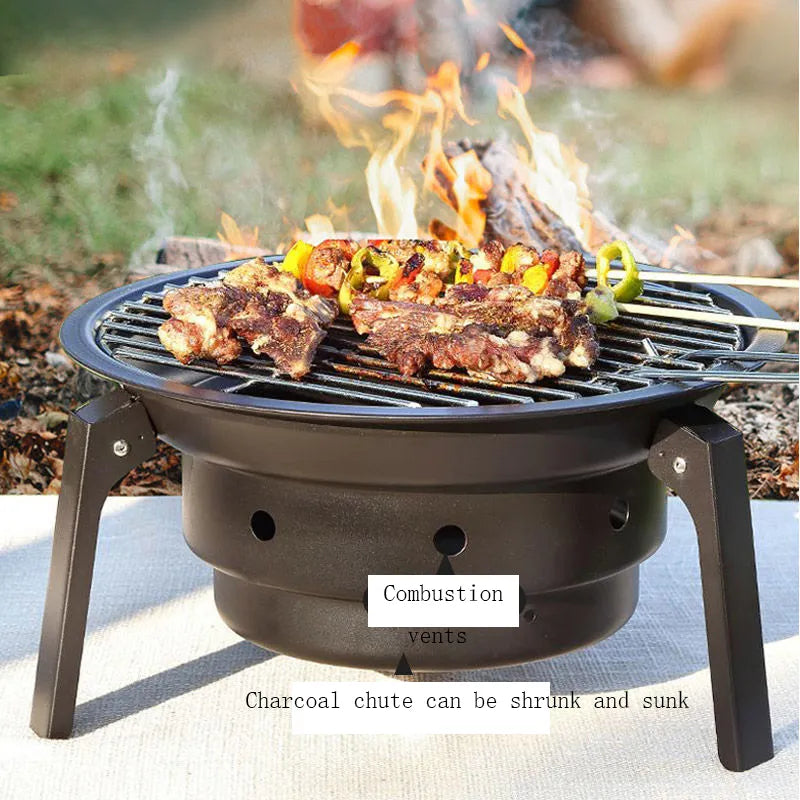 Portable Non-Stick Elite Adventure Camping Grill - Image 2