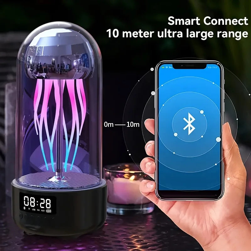 Jellyfish Portable Powerful Colorful Speaker Night Lamp - Image 5