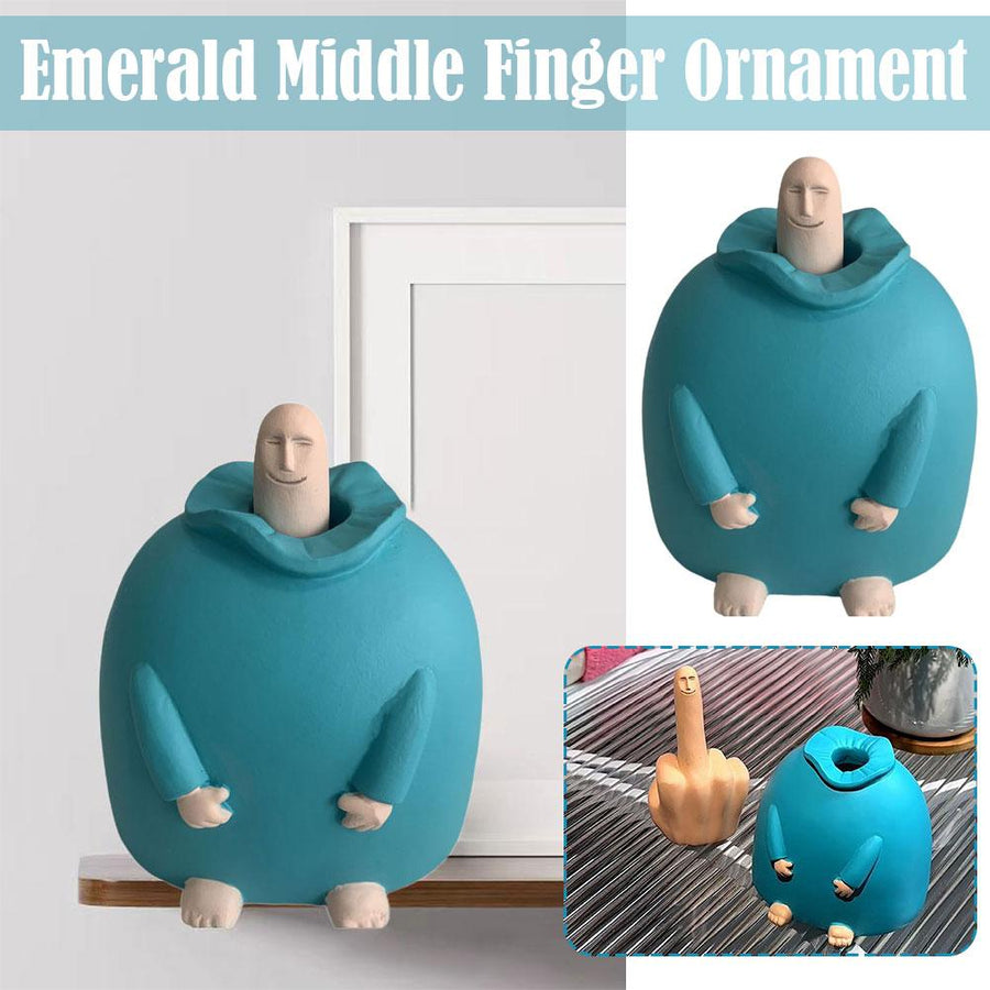 Happy Middle Finger Funny Table Decor - Image 4