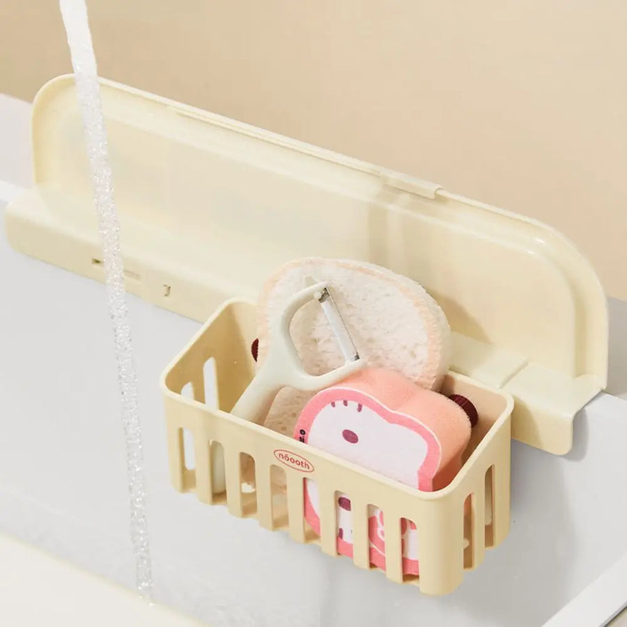 Built-in Basket Adjustable Sink Water Splash Protector - Image 5