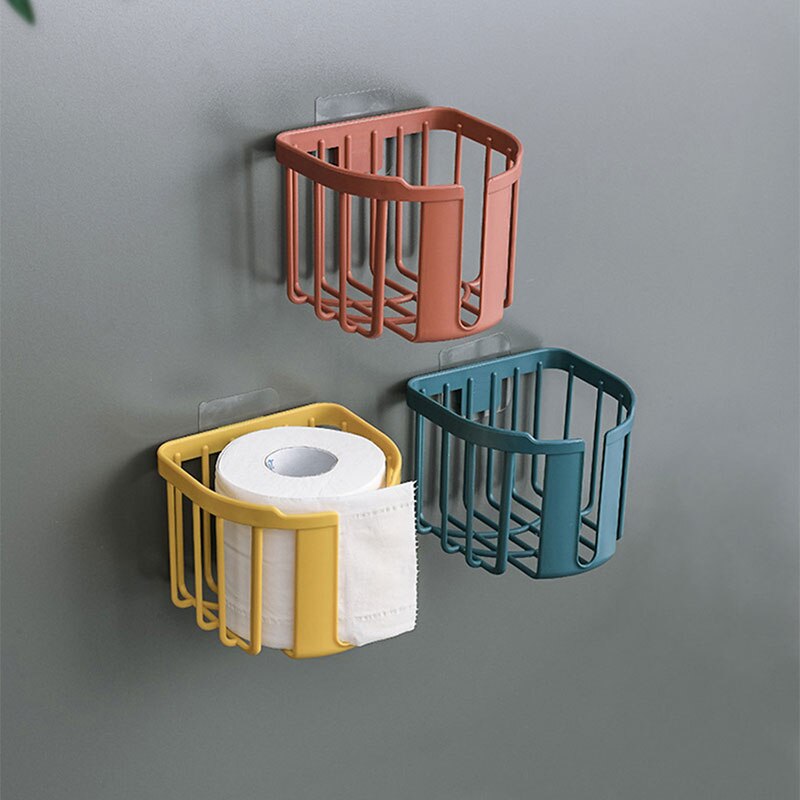 Wall-Mounted Toilet Paper Holder Box