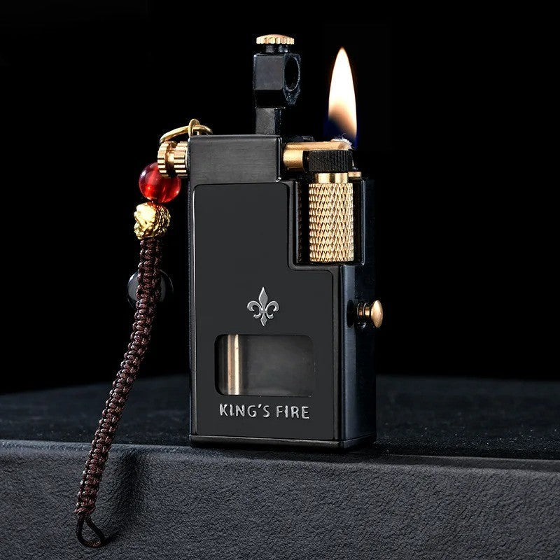 Old Flame Ignition Kerosene Windproof Lighter - Image 2