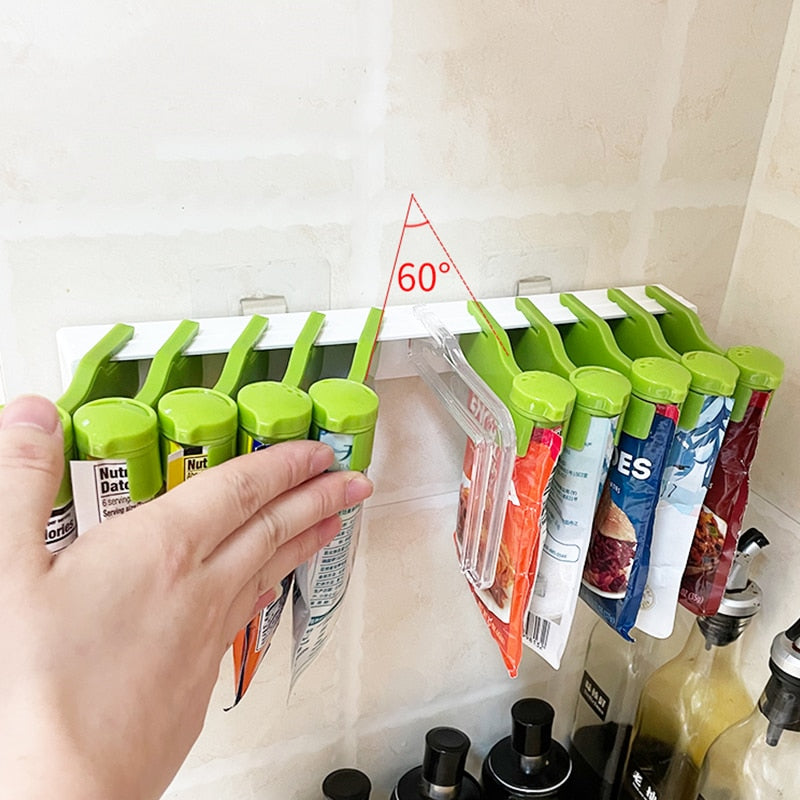 Wall-Mounted Hang Around Seasoning Station Rack