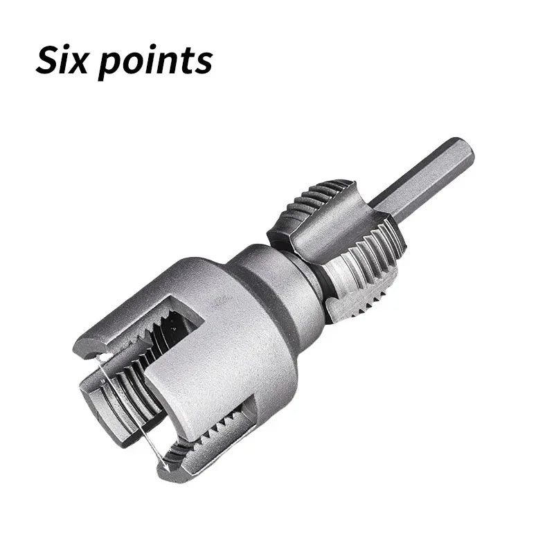 Pipe Thread Reamer & Edge Cutter Drill Attachment Tool - Image 8
