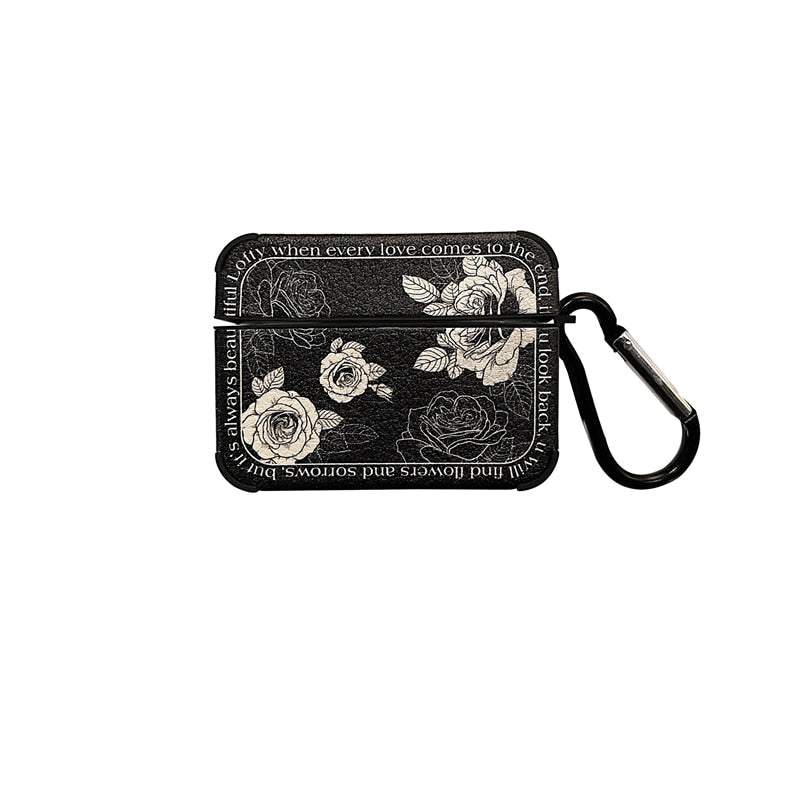 Artistic Flower Leather Airpods Case - Image 6