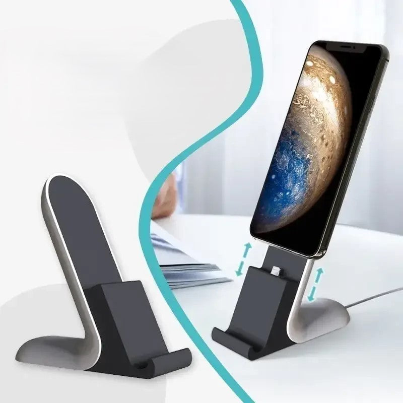 Sleek Minimalist One-Handed Chargin Stand Phone Holder