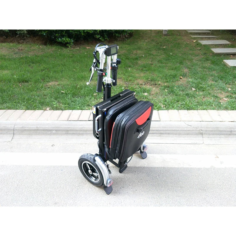 Foldable 4-Wheel Electric Elderly Mobility Scooter