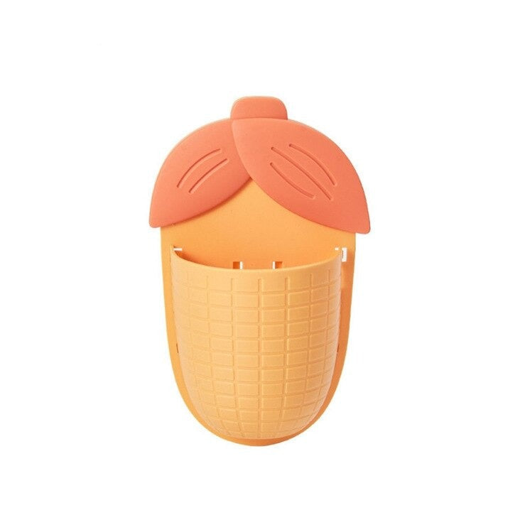 Leaf Shaped Punch Free Wall Storage Rack - Image 7