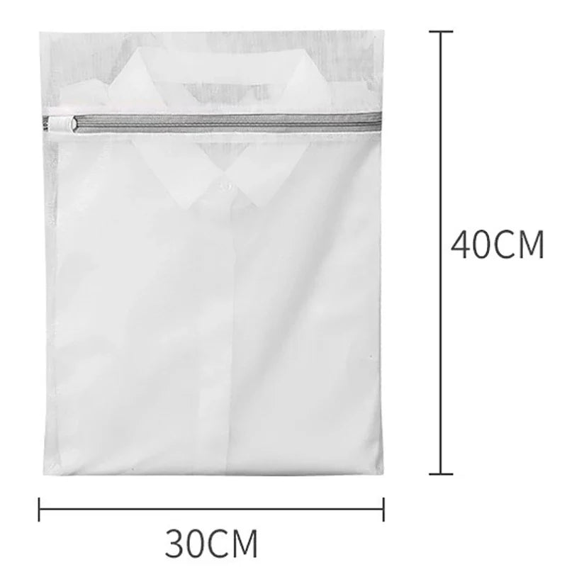 Ultra-Durable White Mesh Shoe Socks Laundry Bag - Image 9