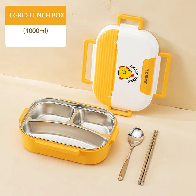 Insulated Divider Stainless Steel Lunchbox Set - Image 5