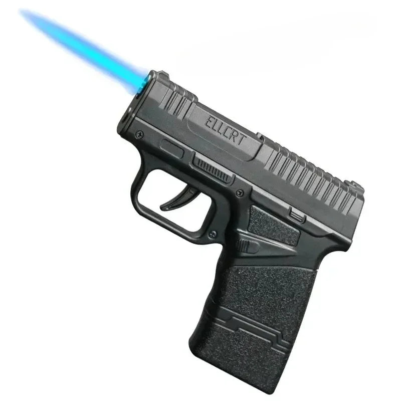Tactical Gun Shape Jet Flame Hidden Storage Lighter - Image 8