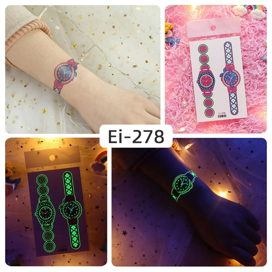 Luminous Temporary Tattoo Watch Sticker - Image 7