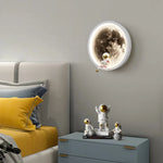 Astronaut On The Moon Wall Light