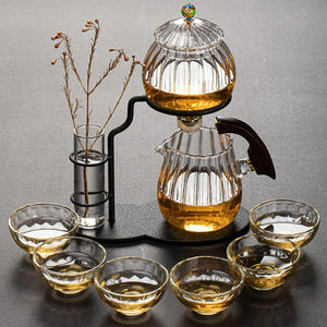 Nature Leaf Magnetic Semi-Automatic Tea Set - Image 0