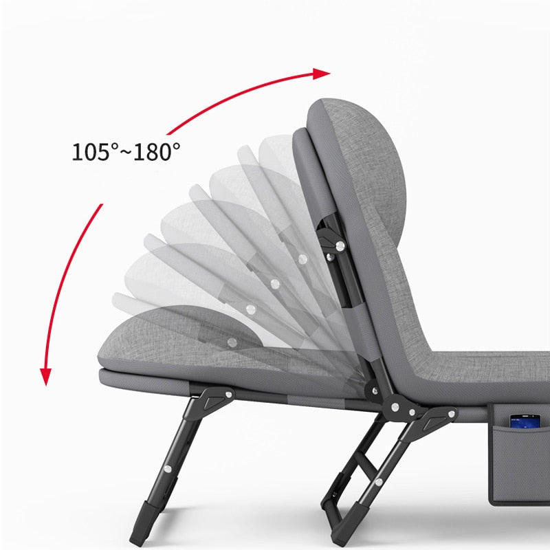 Relax Anywhere Foldable Recliner Single Bed - Image 3