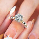 Eternal Rose Moissanite Women Ring