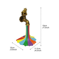 Rainbow Waterfall Faucet Garden Statue - Image 7