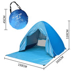 Automatic Pop-Up Ultralight Full Shade Beach Tent