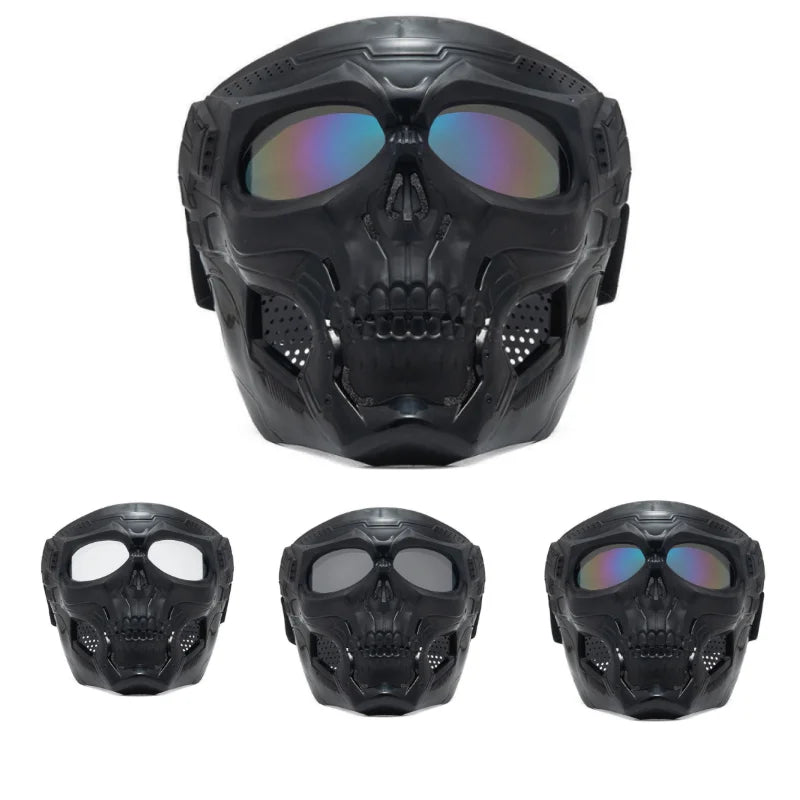 Skull Horror Off-Road Motorcycle Mask - Image 2