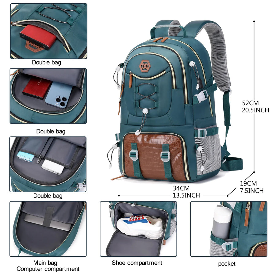 All-Weather Waterproof Large Capacity Hiking Backpack - Image 3
