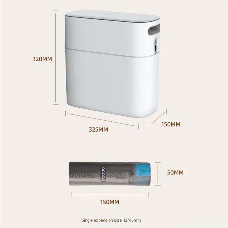 Smart Dispose Auto Wrap Trash Can