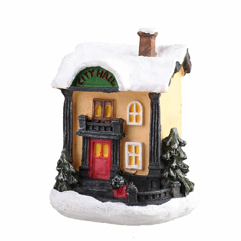 Winter Dreams LED Christmas House Figurines - Image 7