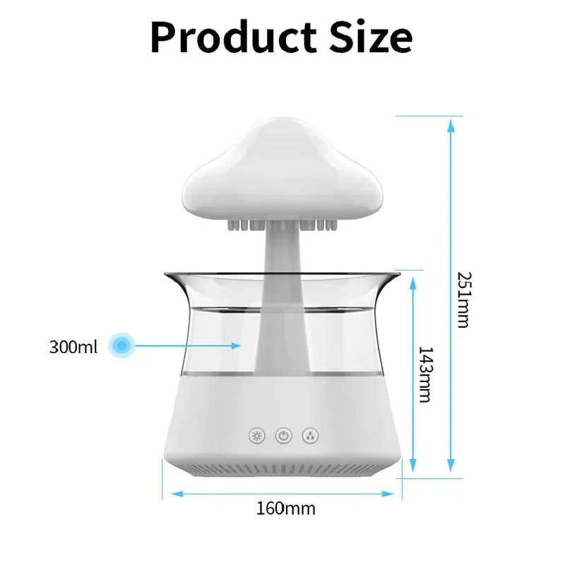 Cloud Rain Forest Aromatherapy Humidifier Lamp - Image 2
