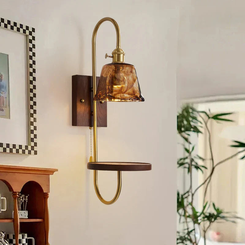 American Vintage Glass Wall Ambient Lamp - Image 1