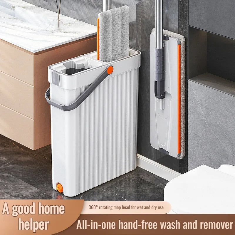 Household Ultra Thin Self-Wringing Magic Mop - Image 2