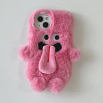 Playful Pair Plush Monster iPhone Case