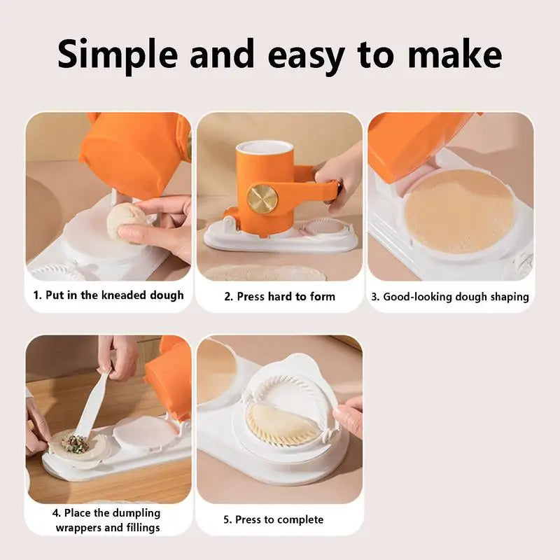 Dual-Function Dough Press Modelling Dumpling Maker Set - Image 8