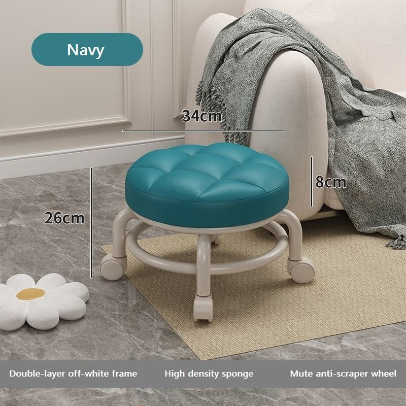 RollEase Mini Rolling Elegant Low Stool - Image 11