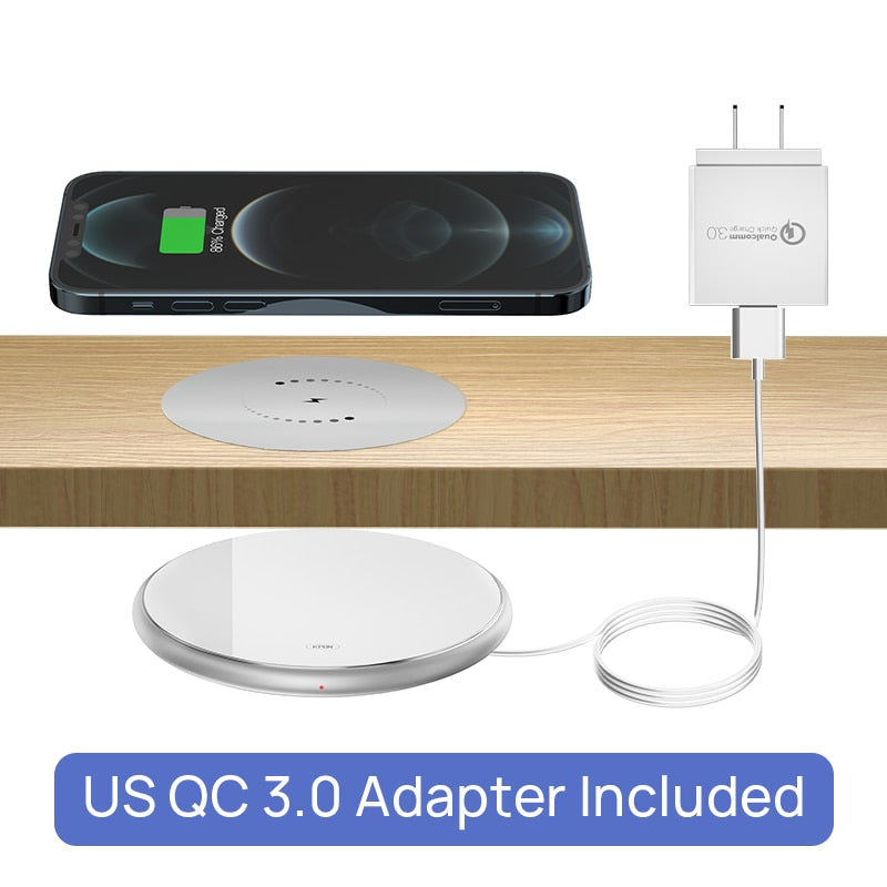 Invisible Under the Desk Wireless Charger - Image 11